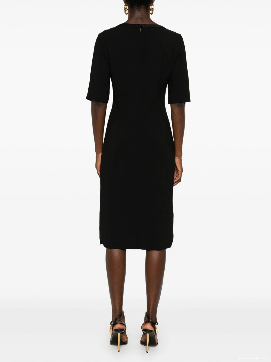 Cheap Versace Women Medusa dress midi Head 0425